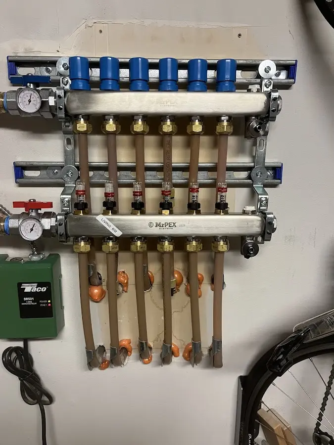 Plumber performing Gas Line Installation at a residential property in Lithia Springs